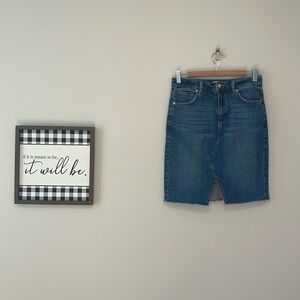 Dynamite denim skirt - Blue - Small